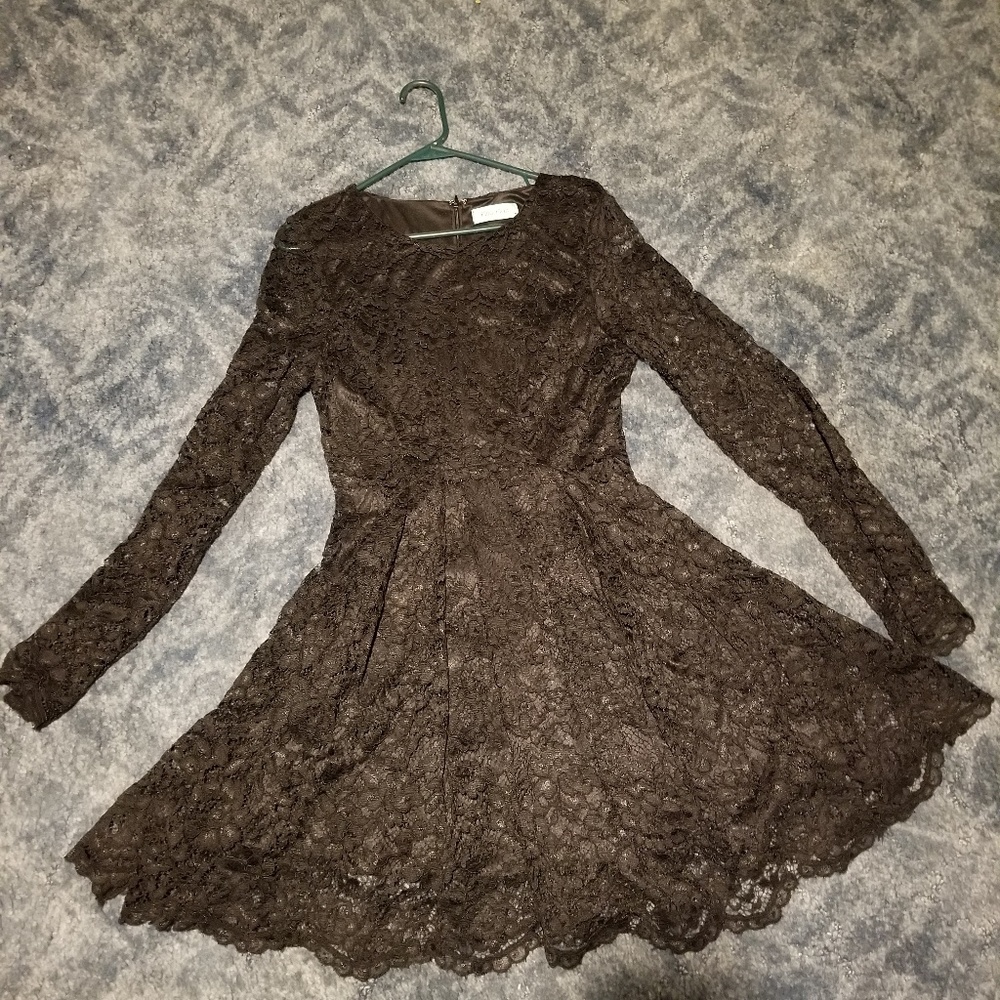 Filly Flair Black Lace Dress